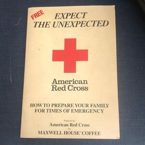 VTG American Red Cross: Expect the Unexpected - How to Prepare Your Family. 1986